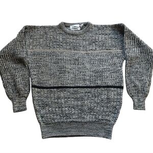 Vintage 90s Expressions Crewneck Mens Grandpa Knit Sweater sz XL